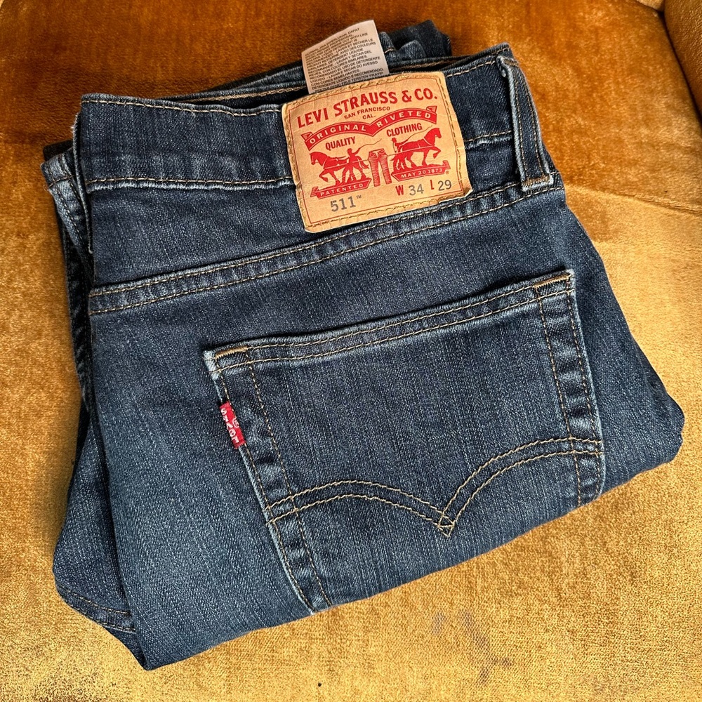 Levi Men’s 511 Slim Fit 34 X 29